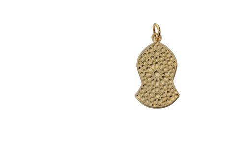 Blessed Sandal Pendant - Gold